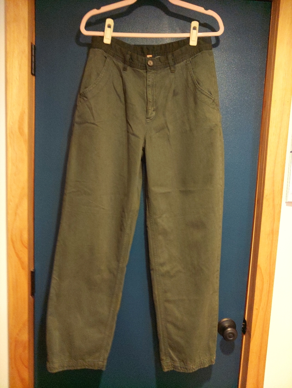 Women Free People Green Pants Size 6